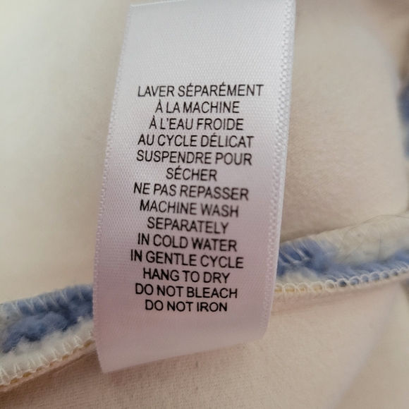 Simons Blue and Cream Teddy Jacket - Picture 8 of 12